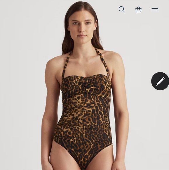 Lauren Ralph Lauren Other - Lauren Ralph Lauren Leopard Print One-Piece Swimsuit Size 12